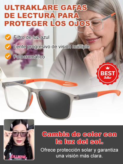【Recomendadas por especialistas en salud visual】 gafas inteligentes con zoom y cambio de color