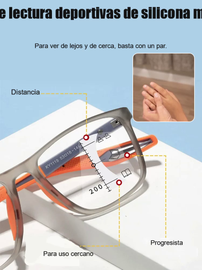 【Recomendadas por especialistas en salud visual】 gafas inteligentes con zoom y cambio de color