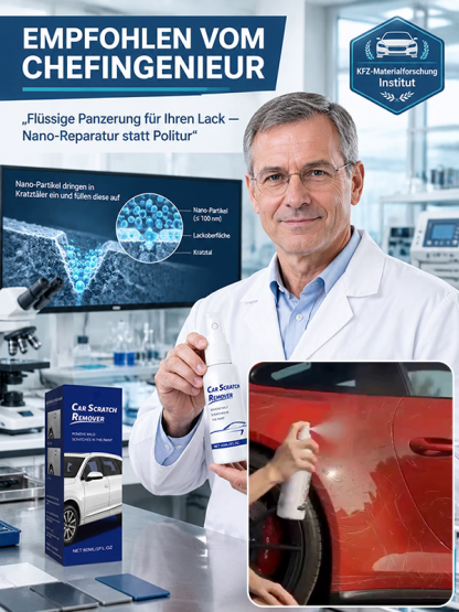 Pflegespray zur Reparatur von Kratzern am Auto
