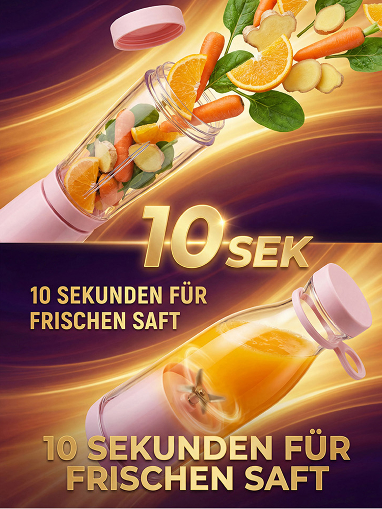 [Werksverkauf-Aktion] Reise-Mini-Elektro-Saftmixer.