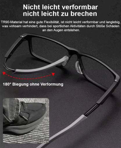 [Ultraleichte Sport-] Lesebrille mit intelligentem Zoom