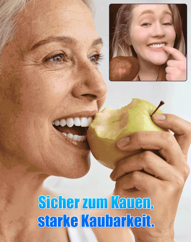 Natürlich passendes Zahnprothesen-Set