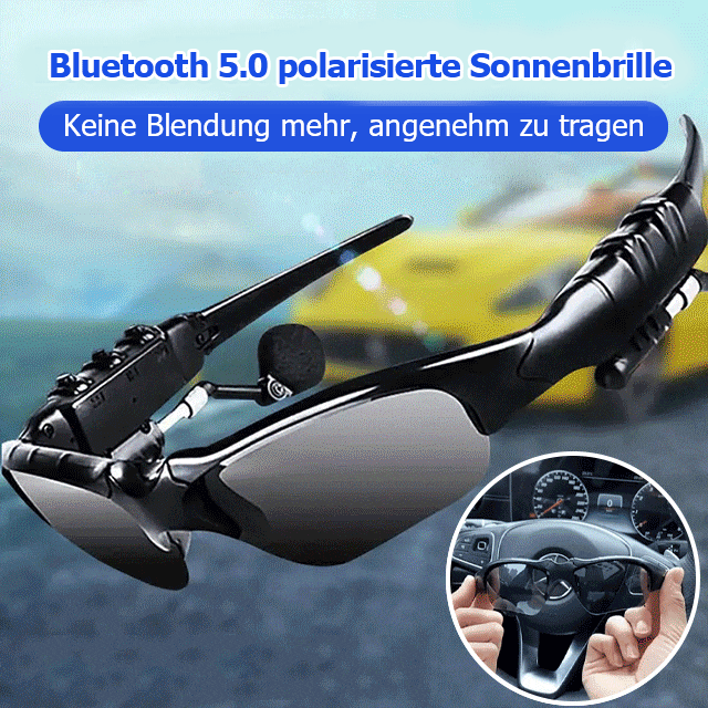 Bluetooth 5.0 polarisierte Sonnenbrille