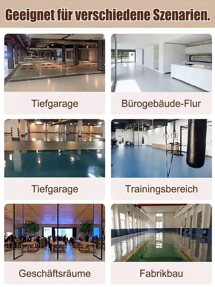 Hochwertige Bodenfarbe