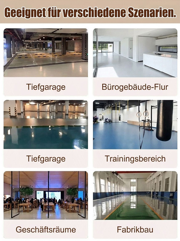 Hochwertige Bodenfarbe