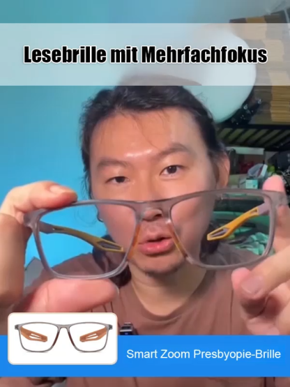 Sportliche, ultraleichte und bequeme Schutzbrille für Altersweitsichtigkeit.
