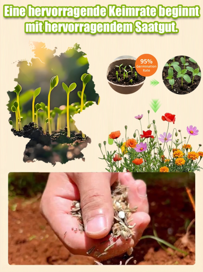 【Über 240.000 Mal gekauft】Einfach zu züchtende gemischte Blumensamen