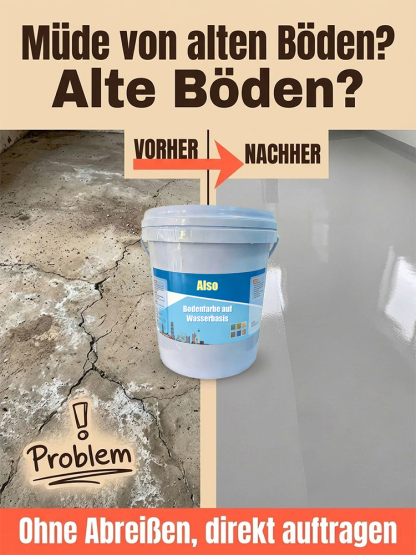 Hochwertige Bodenfarbe