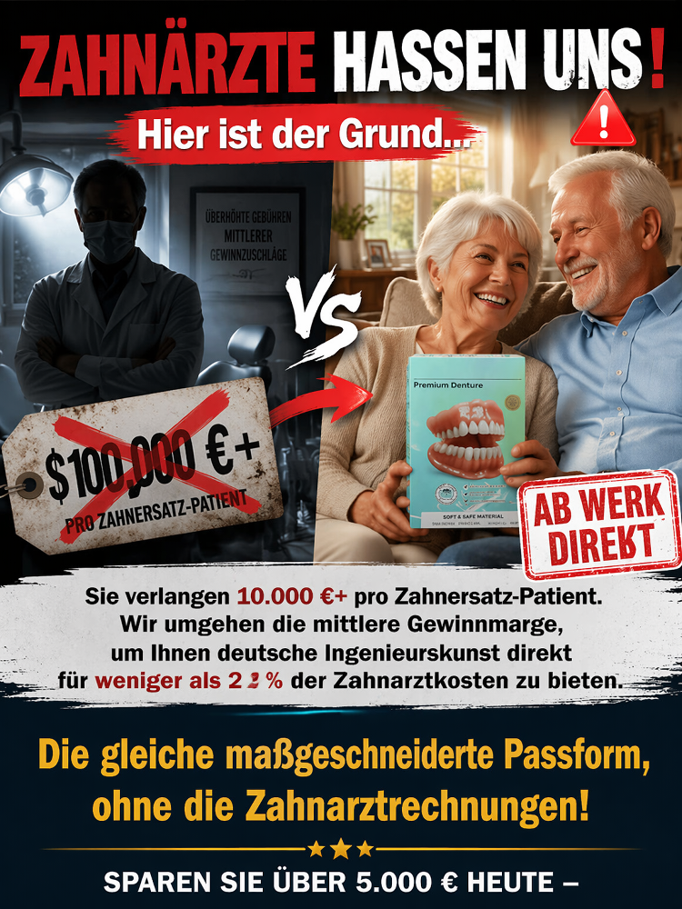 [Die Reise zum neuen Lächeln] Set für perfekten Halt von Zahnersatz