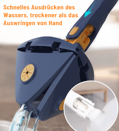 Automatisch handwaschbarer Dreiecksmopp