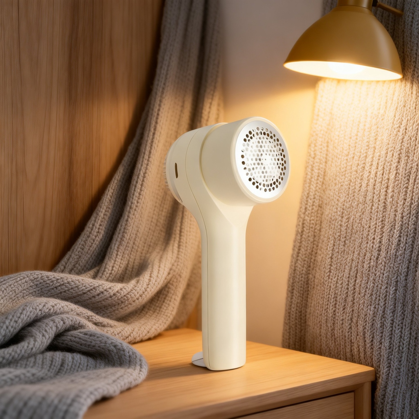 Elektrischer Fusselrasierer mit Kopfschaber-Funktion