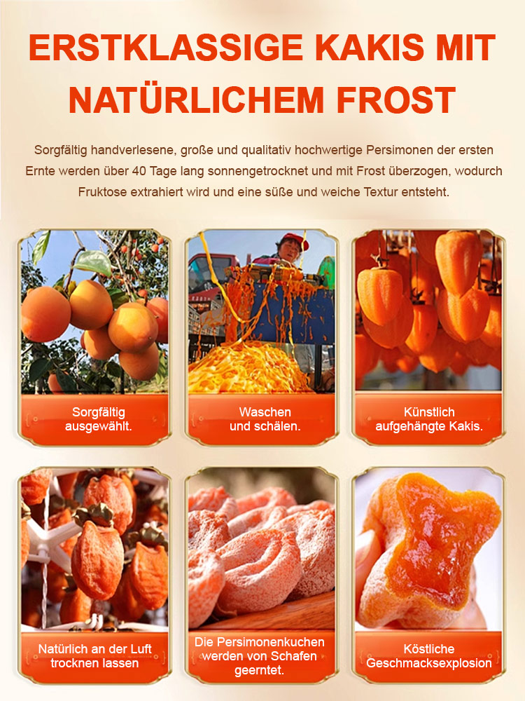 【0 Zuckerzusatz】Kaki mit Walnüssen