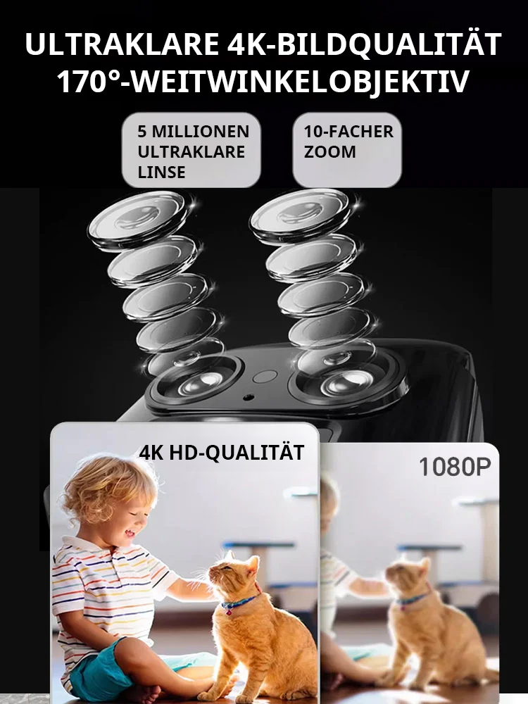 Intelligente 5G-Überwachungskameras