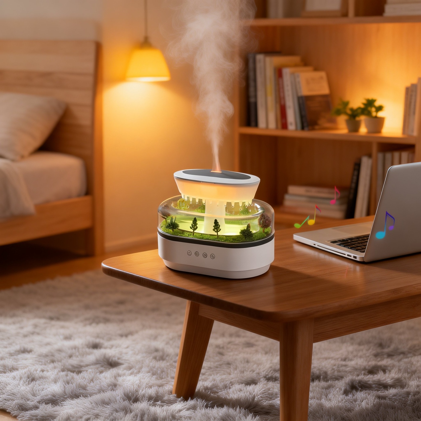 Regentropfen-Design Aromadiffusor Nahaufnahme