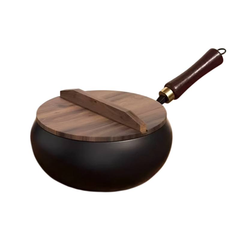 Leichtgewichtige Multifunktions-Eisenpfanne mit Holzspatel für die ersten 100 Käufer