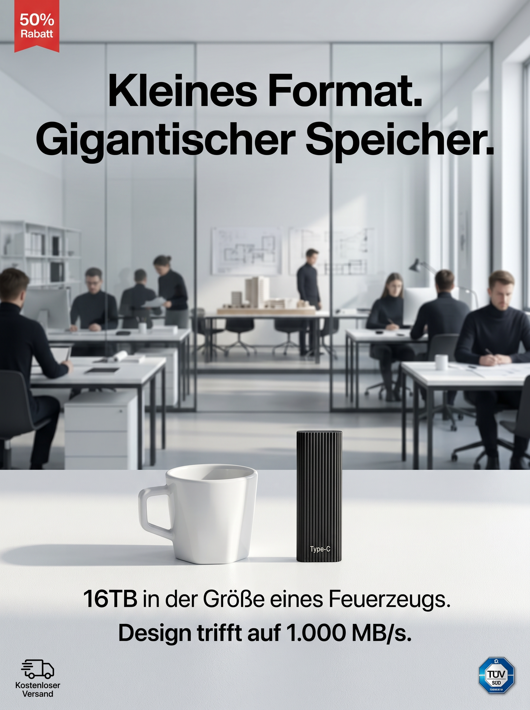 16 TB mobile Festplatte in Militärqualität – jetzt zum Werkspreis（Aktueller Bestand: 160 Stück）