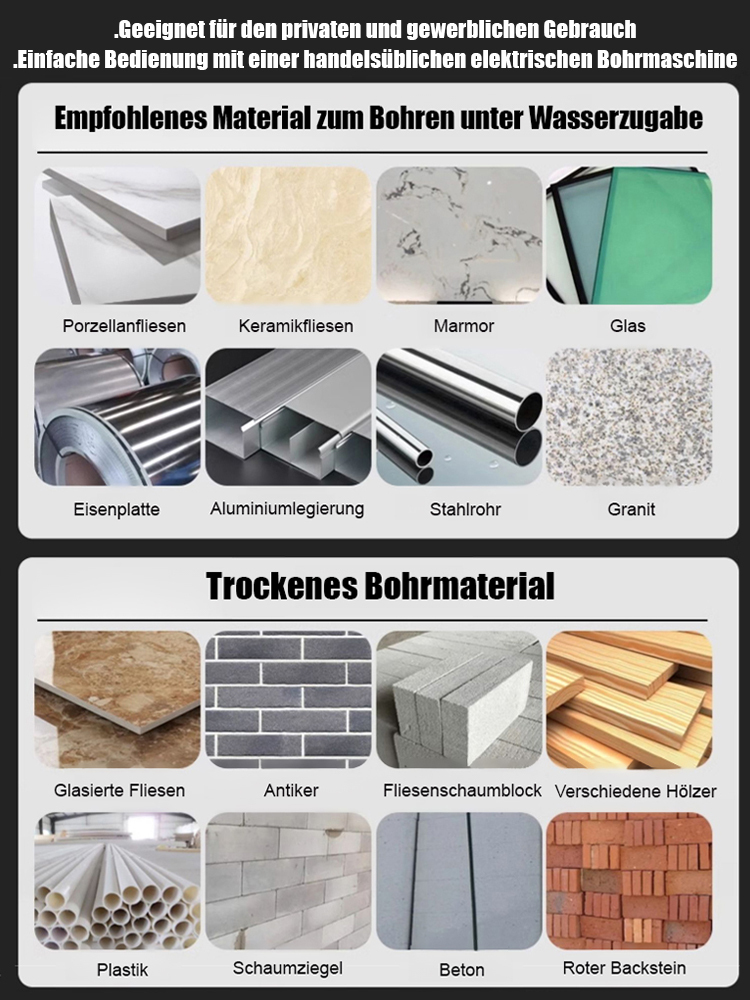 Wolframstahl-Kreuzbohrer-Set