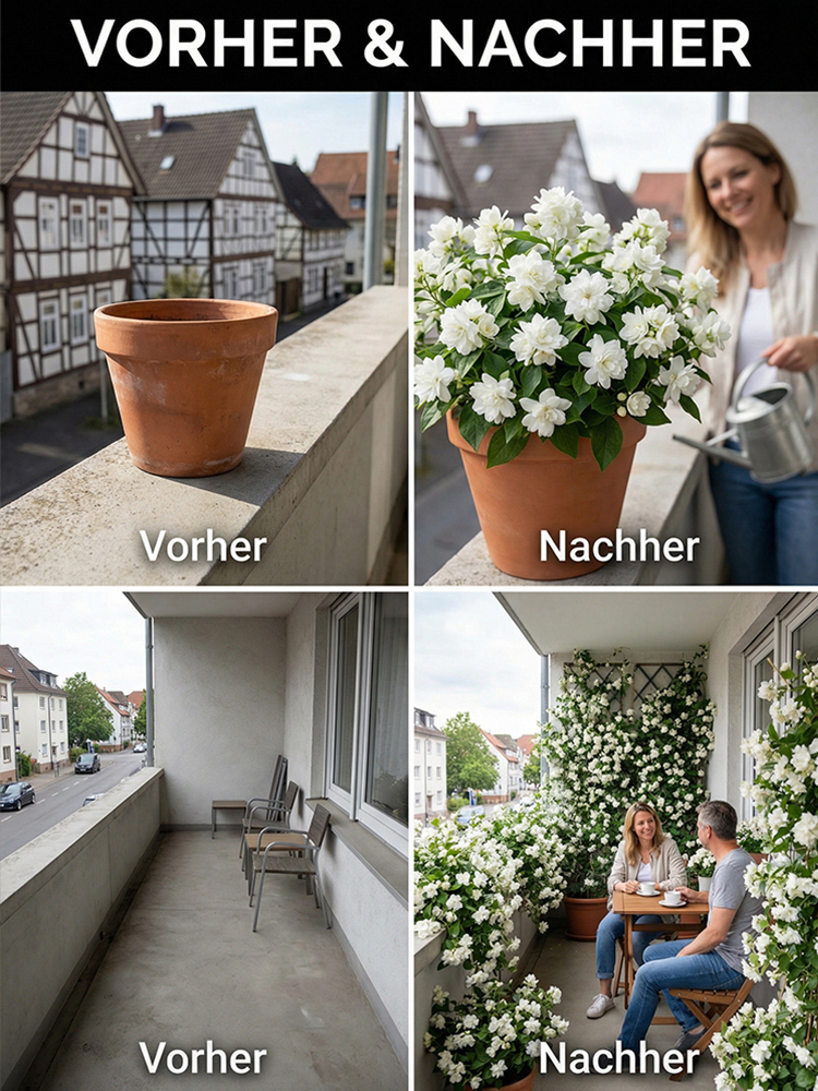 【Parfüm des Gartens】Vierjahreszeiten blühende, doppelt blühende Jasminsamen