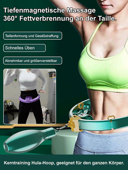 Intelligenter, zerlegbarer Hula-Hoop-Reifen mit Zählfunktion, der nicht herunterfällt