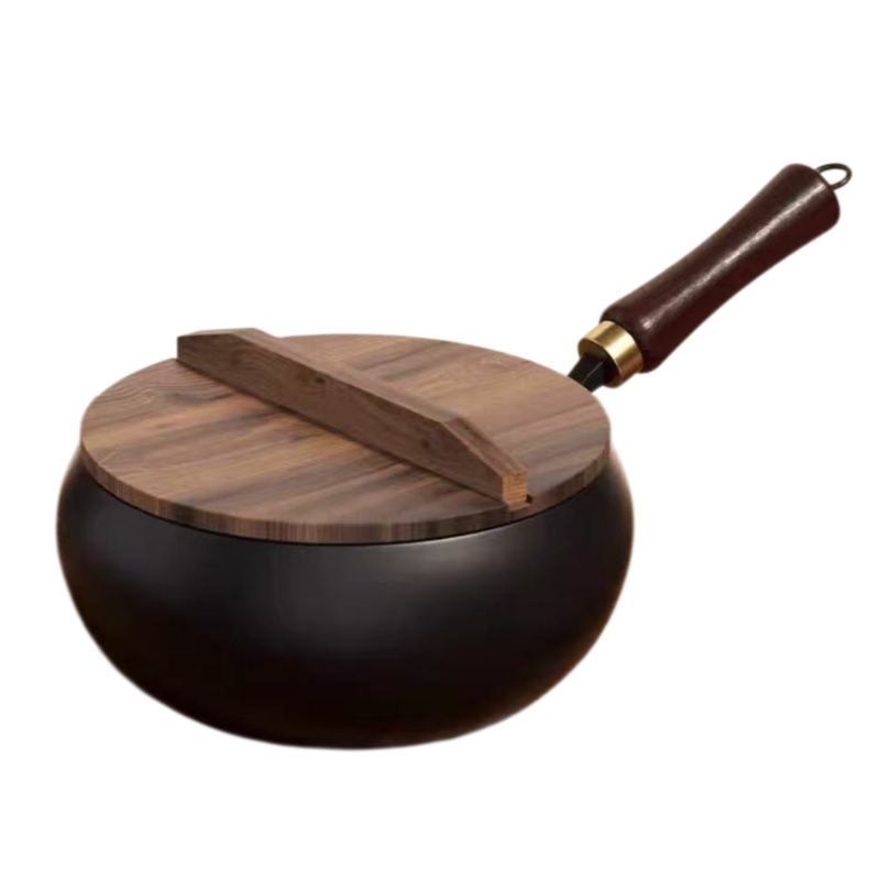 Leichtgewichtige Multifunktions-Eisenpfanne mit Holzspatel für die ersten 100 Käufer