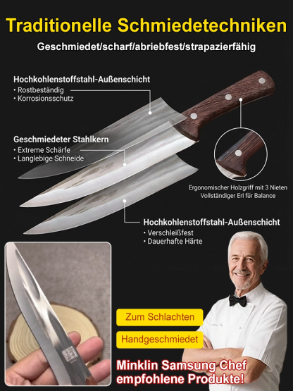 Handgeschmiedete Küchenutensilien