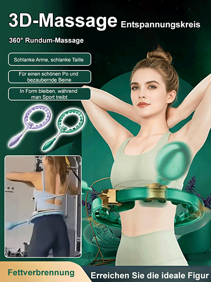 Intelligenter, zerlegbarer Hula-Hoop-Reifen mit Zählfunktion, der nicht herunterfällt