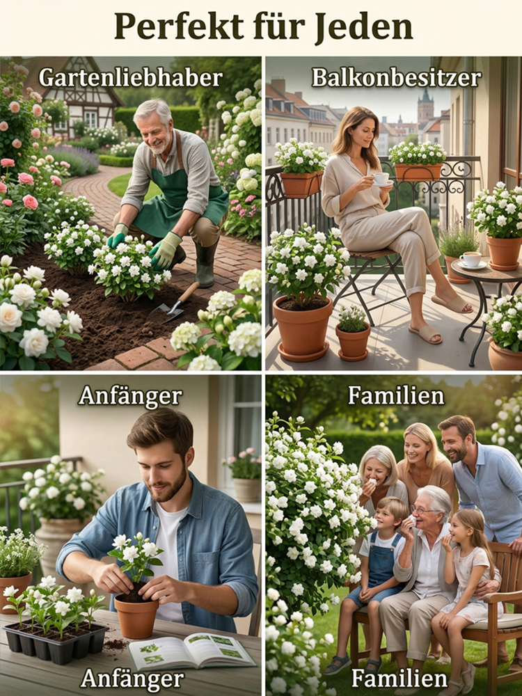 【Parfüm des Gartens】Vierjahreszeiten blühende, doppelt blühende Jasminsamen