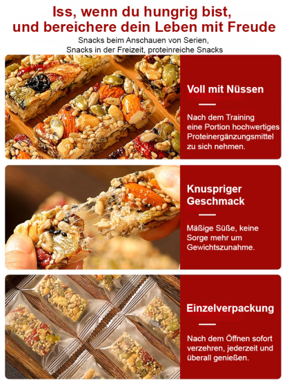 【Zuckerfrei & äußerst sättigend】Handgeschnittener Nuss- und Schatzkuchen