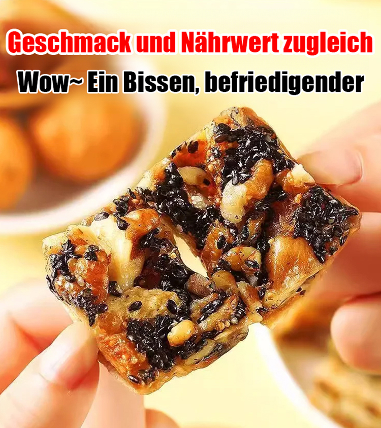Feigen-Schwarzer Sesam-Walnuss-Sandwichkuchen