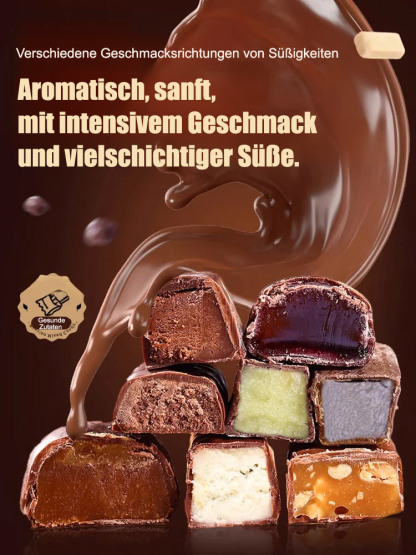 Gemischte Pralinen mit russischem Geschmack