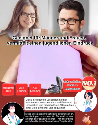 Stilvolle und bequeme faltbare Lesebrille