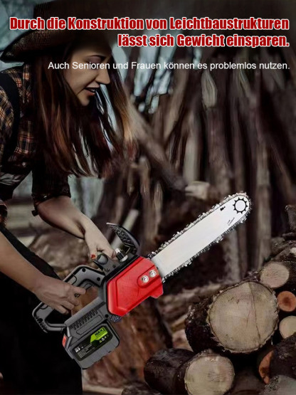 Hochleistungs-Elektro-Kettensäge für Holzarbeiten