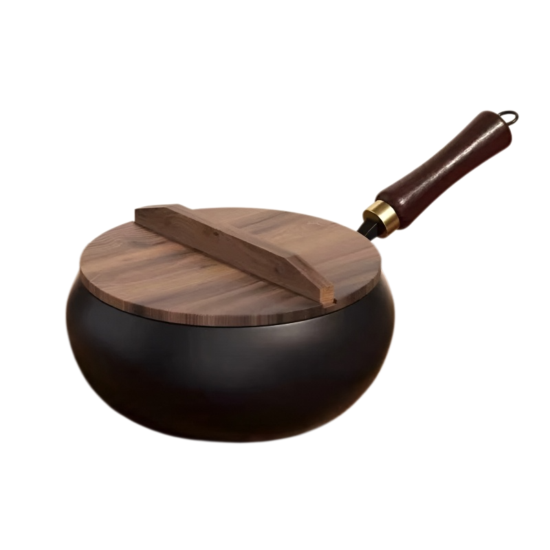 Leichtgewichtige Multifunktions-Eisenpfanne mit Holzspatel für die ersten 100 Käufer