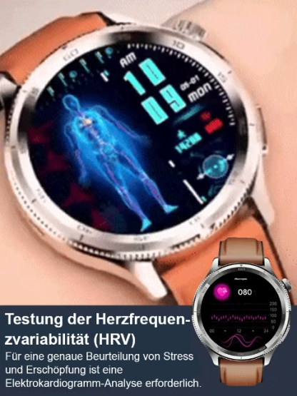 Multifunktionale Uhr zur Überwachung von Blutdruck und Blutzucker