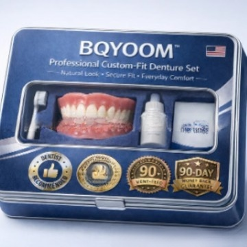 Zweifarbige wählbare Zahnprothesenbox – Sofort ein perfektes Lächeln