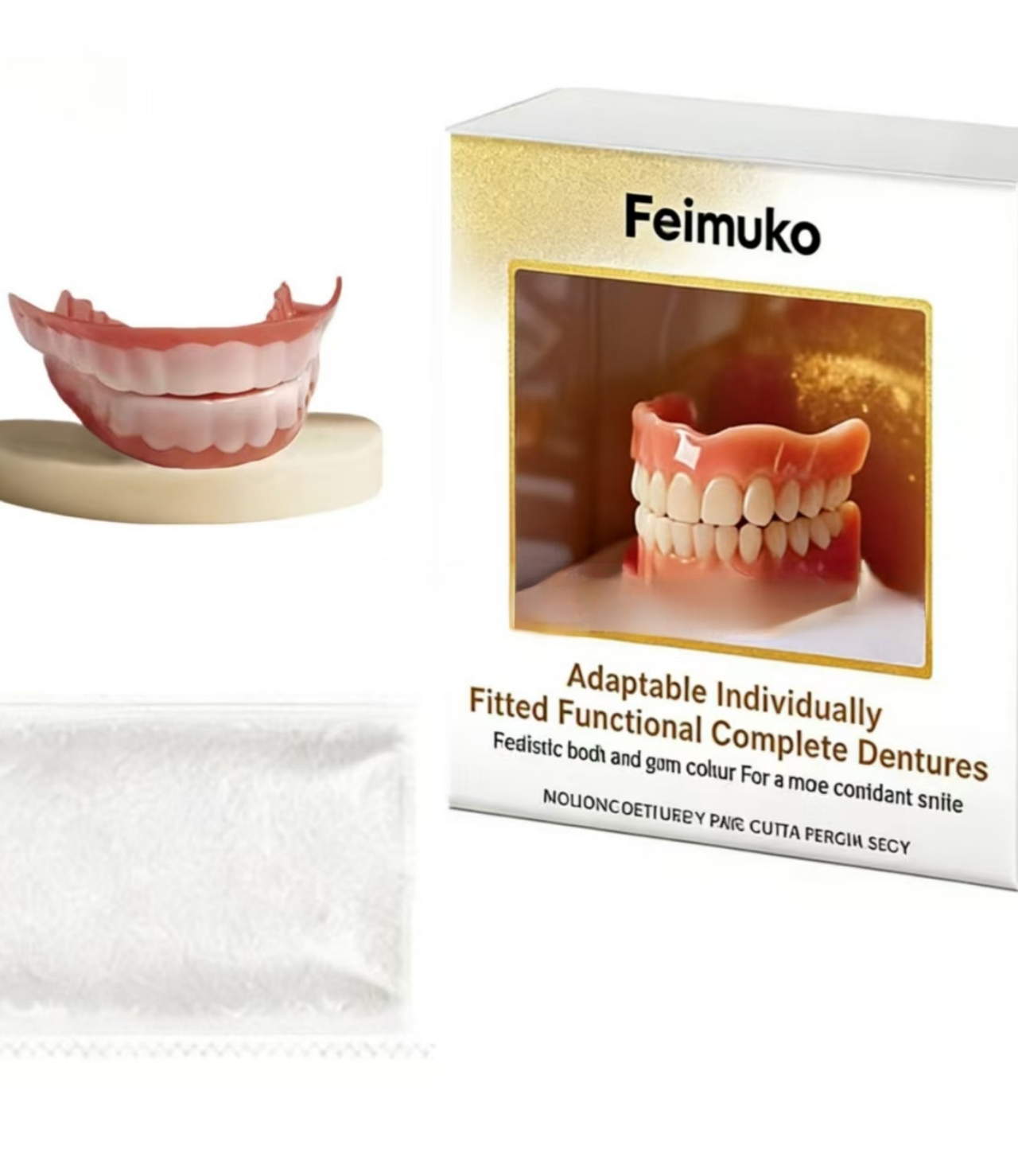 Komfortable Zahnprothese für ein schönes Lächeln