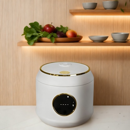 Mini-Reiskocher für 1-2 Personen Kleiner Dampf- und Kochreiskocher für 3-4 Personen