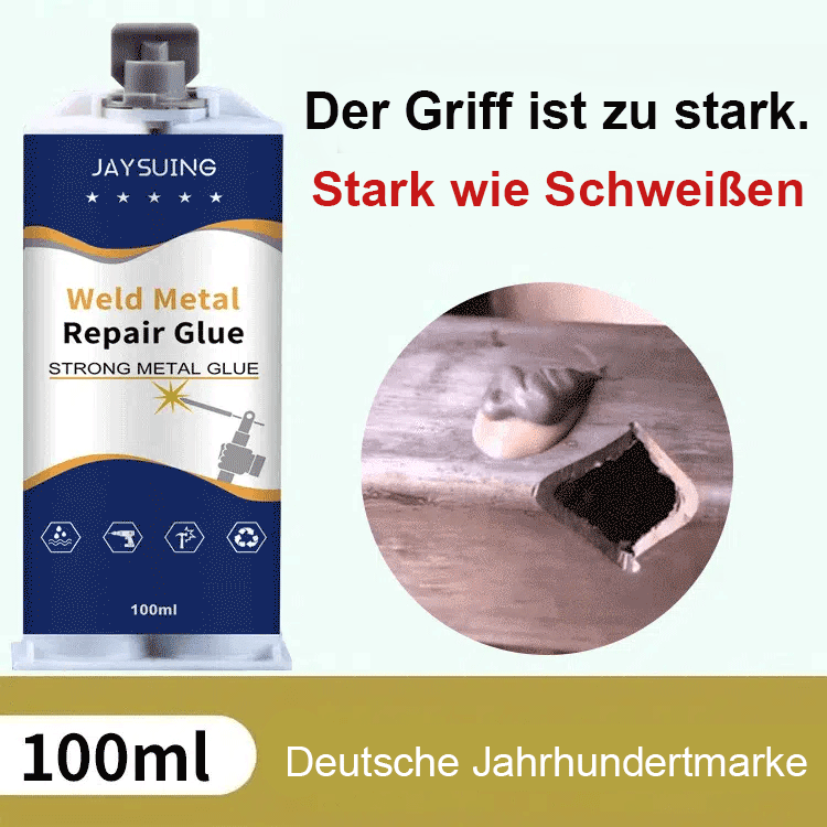 Rissfester, hochtemperaturbeständiger Gusskleber