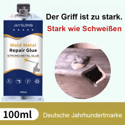 Rissfester, hochtemperaturbeständiger Gusskleber
