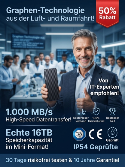 16 TB mobile Festplatte in Militärqualität – jetzt zum Werkspreis（Aktueller Bestand: 160 Stück）