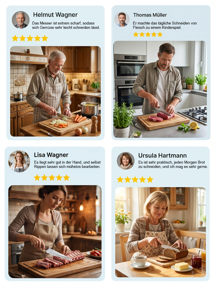 Handgeschmiedete Küchenutensilien