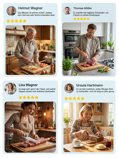 Handgeschmiedete Küchenutensilien