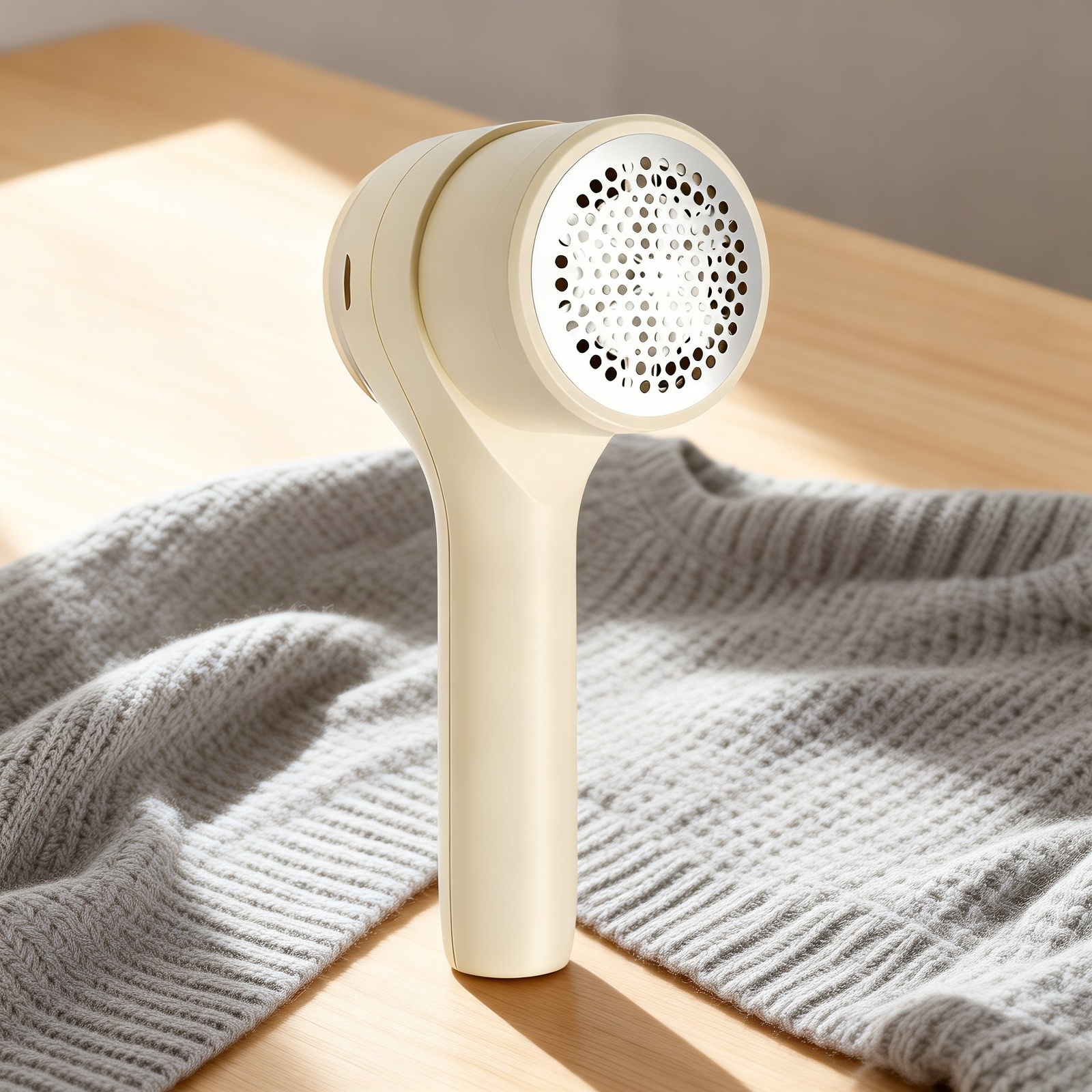 Elektrischer Fusselrasierer mit Kopfschaber-Funktion