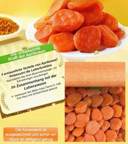 Shinshu Chikuma Aprikosen ohne Zucker hinzugefügt.