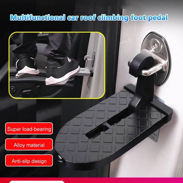 Multi-function roof climbing pedal