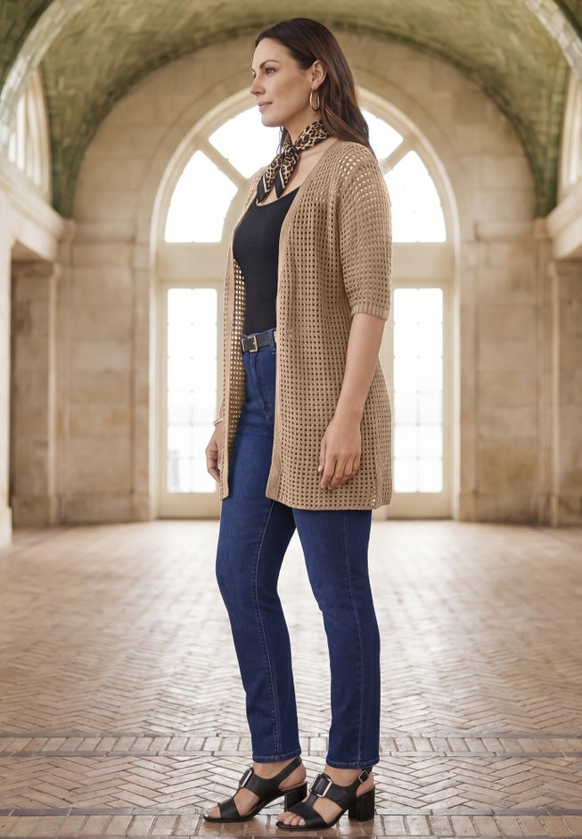 Crochet Long Cardigan
