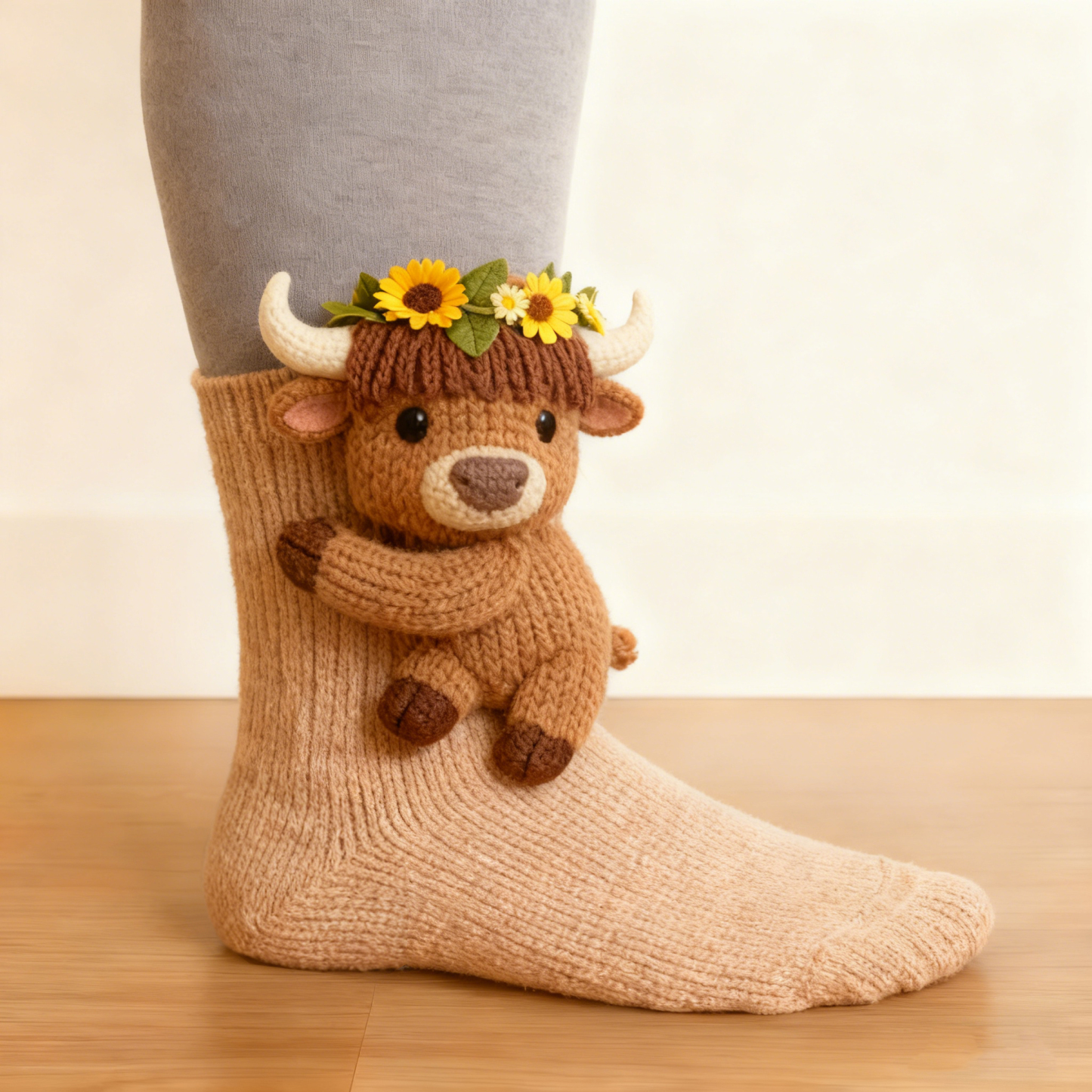 Sloth 3D Socks - Red Polka Dot