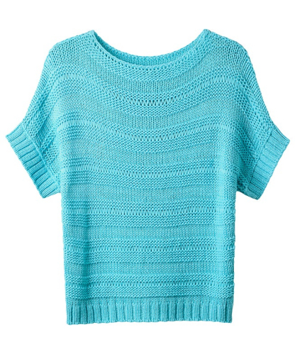 Boatneck Pointelle Sweater