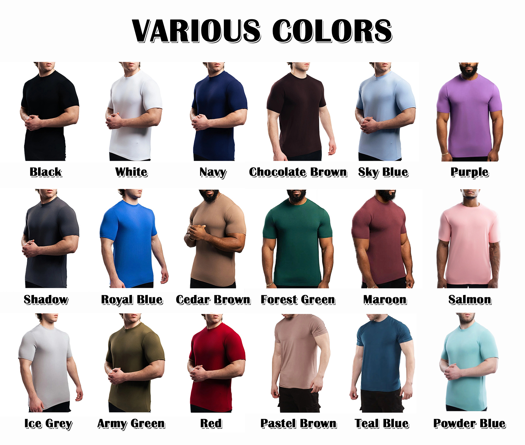 18 Color Options