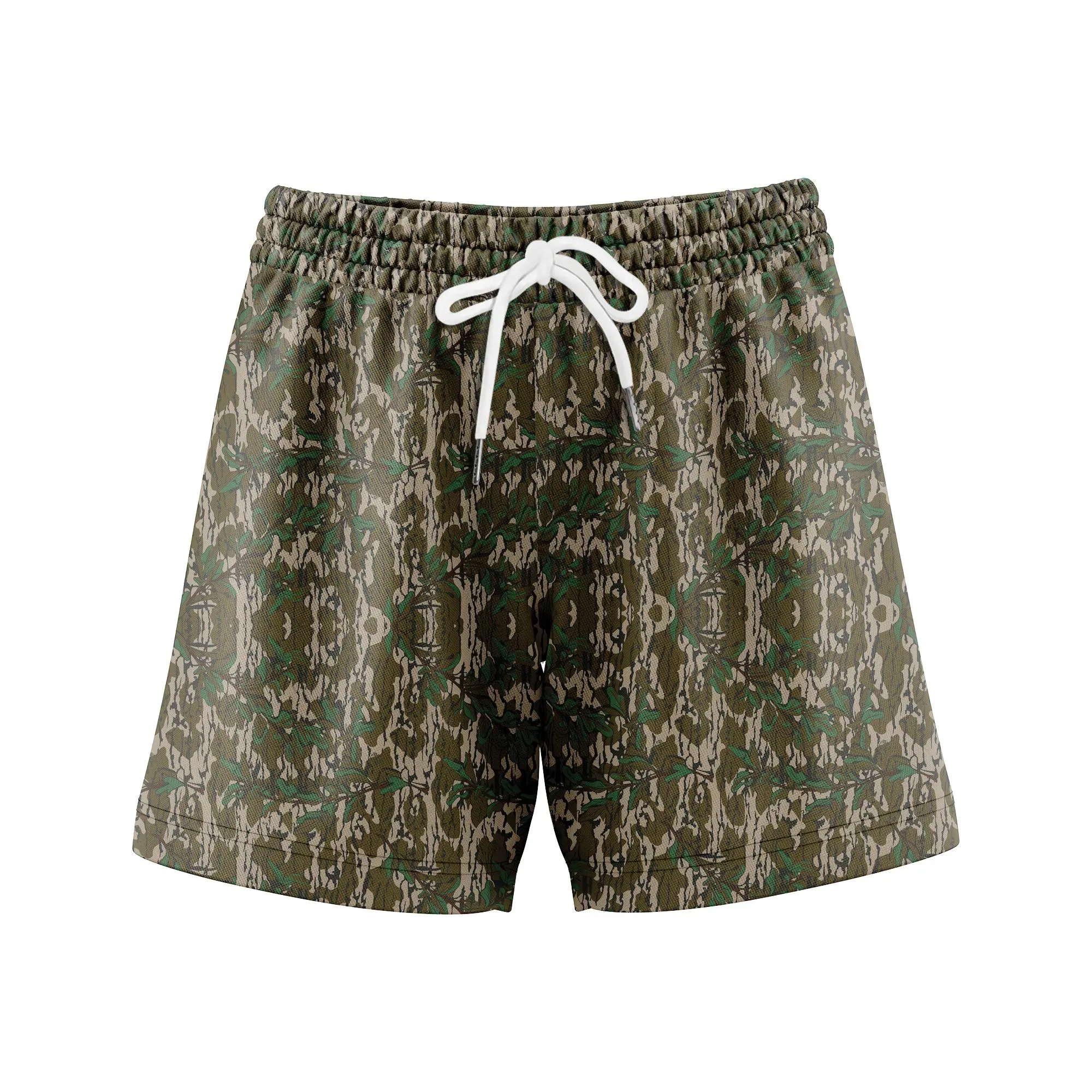 Men's Camo Camo Shorts With 5 Inch Inseam